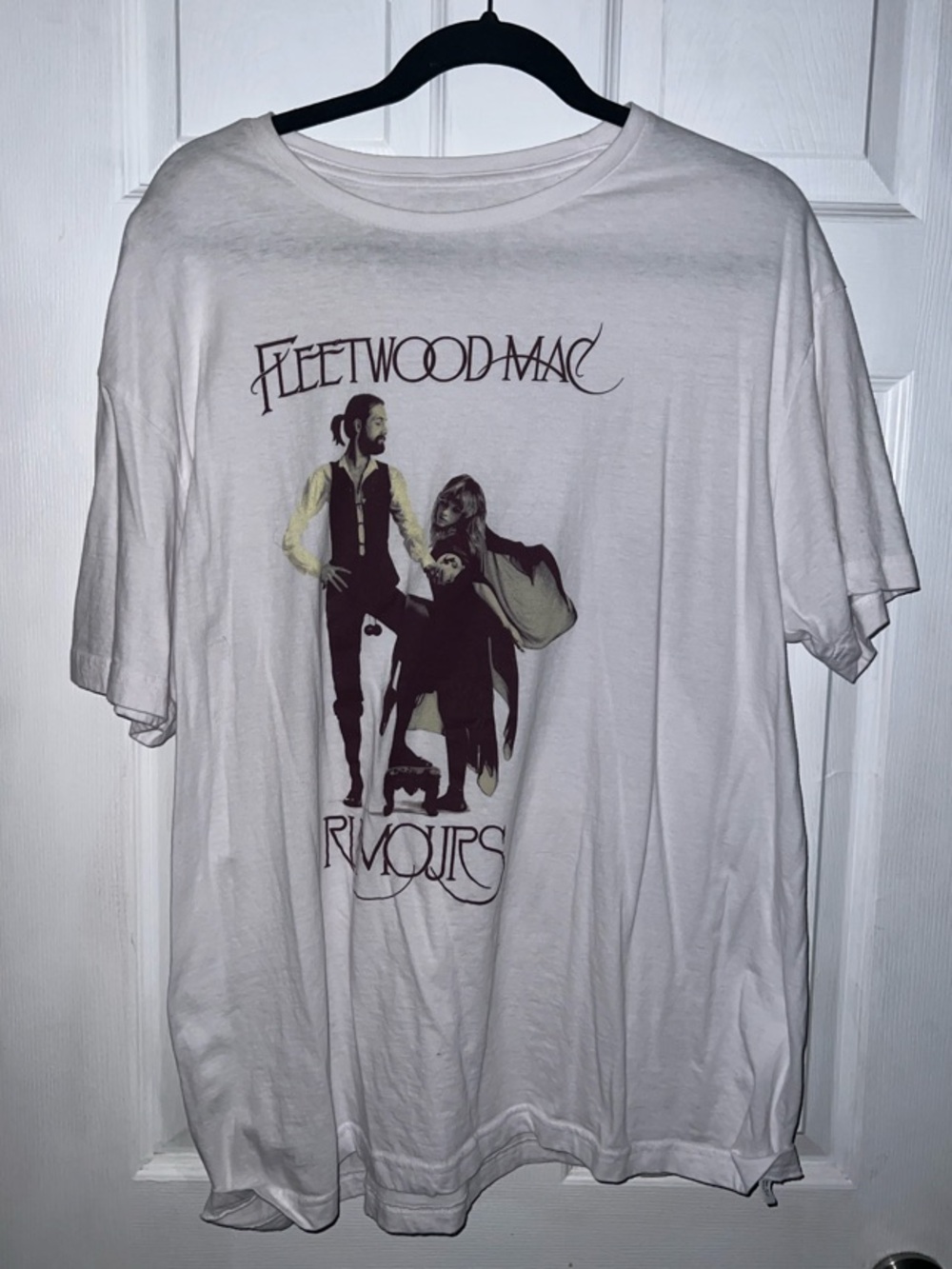 Fleetwood Mac White 'Rumours' Graphic Band Tee - Men’s Shirt